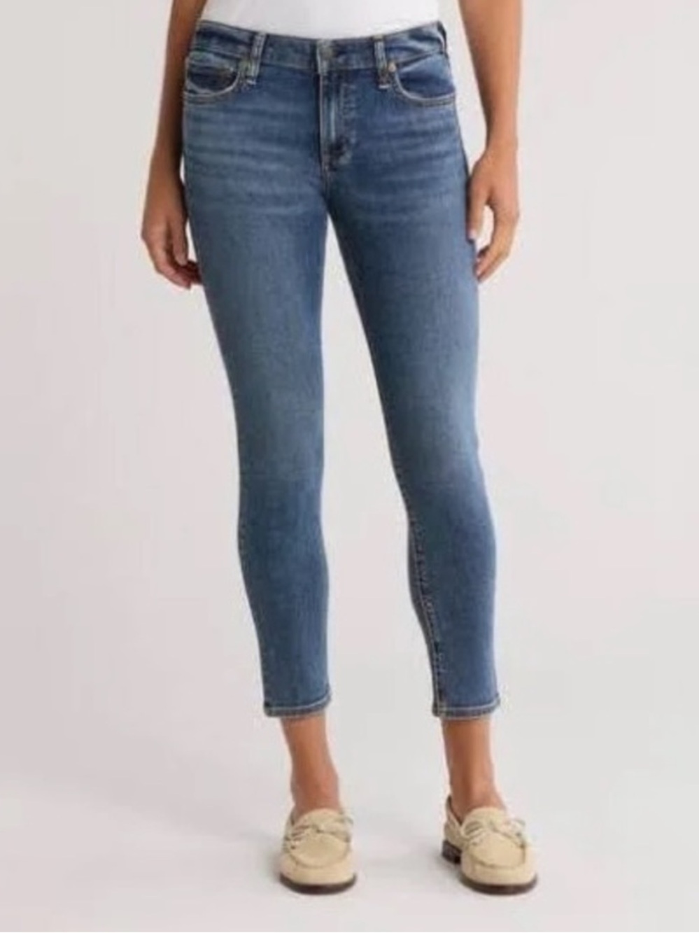 rag & bone medium wash capri women’s size 27